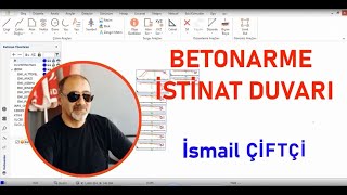 NETCAD  BETONARME İSTİNAT DUVARI ÇİZİLMİŞ ENKESİTLERE YERLEŞTİRMEK [upl. by Chavey]