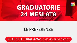 Graduatorie 24 mesi ATA le preferenze  VIDEO TUTORIAL 46 [upl. by Blight214]