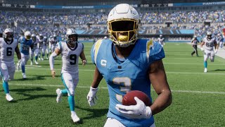 Los Angeles Chargers vs Carolina Panthers  NFL Week 2 2024 Full Game Highlights  Madden 25 Sim [upl. by Cardew]