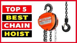 Top 5 Best Chain Hoist 2024  VEVOR Hand Chain Hoist [upl. by Genvieve]