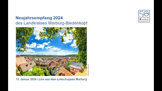 Neujahrsempfang des Landkreises MarburgBiedenkopf – Live aus dem Lokschuppen in Marburg [upl. by Anisor]