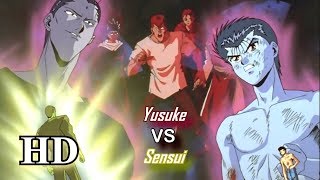 Yusuke VS Sensui FULL Fight HD  Yu Yu Hakusho  English Blu Ray [upl. by Lorimer403]