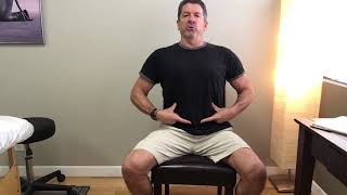 Seated decompression breathing—2 minute postural correction [upl. by Manella]