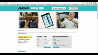 Book Aakash and ubislate tablet [upl. by Akerehs]