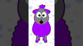 A PURPLE SHEEP lullaby BabyBigMouth shorts baabaablacksheep nurseryrhymes [upl. by Arabel]