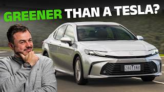 2025 Toyota Camry review 35L100km 67mpg Insane hybrid fuel economy [upl. by Enahs]