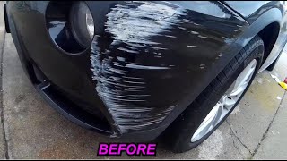 Car scratch and scuff removed with WD40 and magic eraser [upl. by Tiloine]