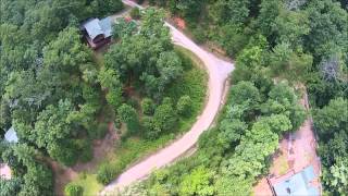 The Bear It All Cabin in Blairsville Georgia  DJI PHANTOM 2 VISION PLUS DRONE FLIGHT [upl. by Itnava]