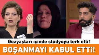 Emre boşanmayı kabul etti Gözyaşları içinde stüdyoyu terk etti [upl. by Burny709]