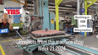 Projects from the machine shop week 21 2024  work on the TOS hbm Cazeneuve lathe and Huron Mill [upl. by Sayer639]