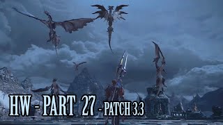 HW MSQ Movie Part 27 Patch 33  All Cutscenes with Derplander  An End to the Song [upl. by Clementius]