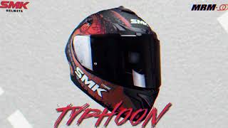 Casco para moto SMK  TYPHOON REPTILE [upl. by Yerffoeg]