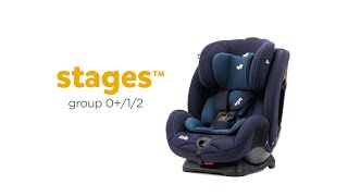 Joie Stages™  Group 012 Car Seat  Grows from Birth to 7yrs [upl. by Gizela]