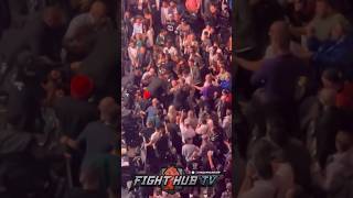 Sean Strickland amp Dricus Du Plessis BRAWL in CROWD at UFC 296 [upl. by Balas]