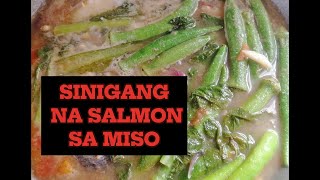 Sinigang na Salmon sa Miso  Easy and Simple  Panlasang Pinoy [upl. by Amein]