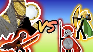 Stick War 3  Final Boss Lunarclops And General Wrathnar Vs Generals Atreyos And Kytchu Epic Battle [upl. by Sivad438]