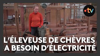 Moselle  Aurélie éleveuse de chèvres lance une cagnotte pour être raccordée au réseau électrique [upl. by Rimat]