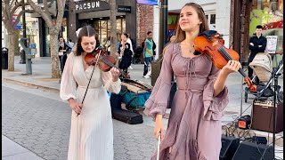 AMAZING violin duet  Karolina Protsenko amp Avelina Kushnir  Nothing But The Blood Of Jesus [upl. by Matt12]