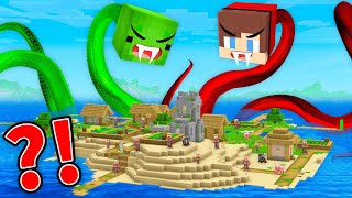 Mikey and JJ SNAKES Attacked The Island in Minecraft Maizen [upl. by Torres]