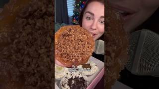 Trying crumbl pies foodie shorts eating pie cookie crumbl asmr [upl. by Naginarb]