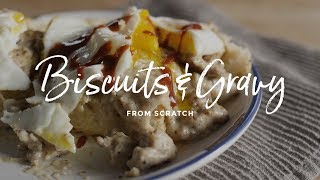 Biscuits amp Gravy  How to Make Breakfast Sausage [upl. by Llirred]