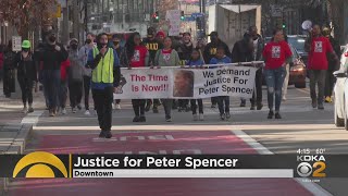 Protesters March For Justice In Peter Spencers Death [upl. by Gretna]