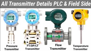 All Transmitter Details PLC amp Field Side  Pressure Level Flow DP Transmitter Working [upl. by Keefer]