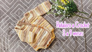 CREA😍 HERMOSO PATRÓN NOVEDOSO DE CROCHET PARA PAÑALERO DE BEBÉ 🥰🌈 [upl. by Ancalin130]