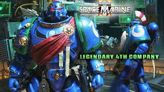 ULTRAMARINES 4TH COMPANY SQUAD 3 Space Marines vs 1200 Tyranids  Warhammer 40k Space Marine 2 [upl. by Eissehc]