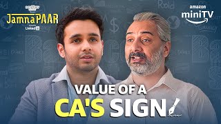 The Value Of A Chartered Accountants Signature ft Varun Badola  Jamnapaar  Amazon miniTV [upl. by Edbert]