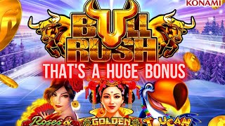 I Won BIG On Brand New BULL BLITZ Slot Machine [upl. by Kessler]