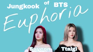 Jungkook Euphoria Cover By Suyeon Ttalgi BTS [upl. by Yarvis]