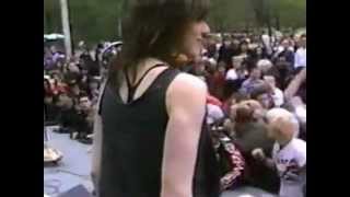 Nausea The Business  Real Enemy  Rock Against Racism 1988  NYC Central Park [upl. by Mateya267]