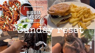 Homemade birria tacos Sunday rest and homemade burgers [upl. by Eniaj]