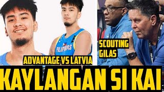 GILAS KAI SOTTO ADVANTAGE VS LATVIA  GILAS VS LATVIA SCOUTING MAY TUMULONG [upl. by Kobi]