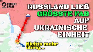 Erschreckend Russland ließ die größte FAB auf eine ukrainische Einheit Neue Front in Torezk [upl. by Krauss]