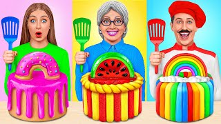 Me vs Grandma Cooking Challenge  Awesome Kitchen Tricks by Multi DO Challenge [upl. by Sollars]