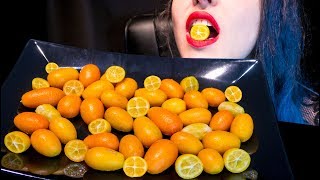 ASMR Super Crispy Mini Oranges  Eating Whole Kumquats 🍊  Relaxing Eating Sounds No TalkingV 😻 [upl. by Zeb]