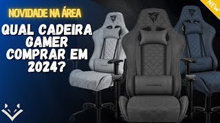 TOP 5 ✅ MELHORES CADEIRAS GAMER CUSTO BENEFÍCIO 2024  LC ALPHA [upl. by Hgierb]