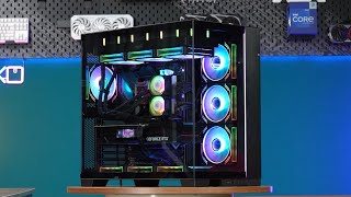 LIAN LI O11D EVO  INTEL I714700K  IGAME RTX 4070 TI VULCAN  ROG STRIX Z790H GAMING [upl. by Codd]