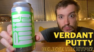 Verdant PUTTY 2021 DIPA Review  British Craft Beer [upl. by Ahtekal858]