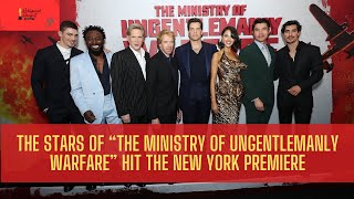 The Stars of quotThe Ministry of Ungentlemanly Warfarequot Hit the New York Premiere [upl. by Anneh351]