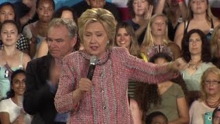 Clinton drops a Pokemon Go reference at rally [upl. by Tobey]