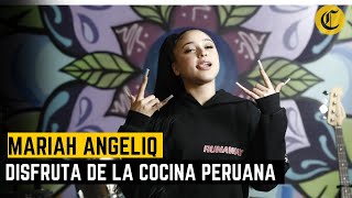 La cantante Mariah Angeliq habla de su comida peruana favorita  Prov  VideosEC [upl. by Snow457]