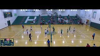 Holy Name High vs Beaumont School Girls Varsity Volleyball [upl. by Penthea117]