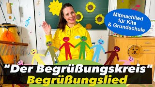 BEGRÜßUNGSLIED  quotDer Begrüßungskreisquot  Kita amp Grundschule  Simone Ludwig  Floh im Ohr TV [upl. by Aydne]