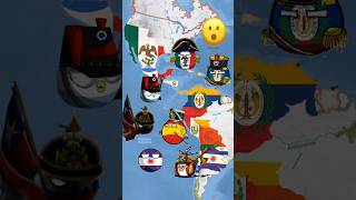 IMPERIO ESPAÑOL E HISPANOAMERICA countryballs paises mapa historia guerra [upl. by Neelak]