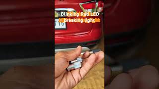 Car red blinking breaking LED light Breeze Dzire Swift [upl. by Kennett624]