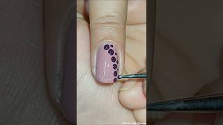 Nail Design Using Dotting Tool 💜💅🏻 shorts youtubeshorts nailart naildesign [upl. by Kcitrap374]