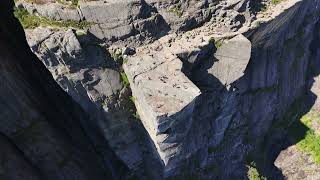 Preikestolen  Lysefjorden  Norway Drone 4K [upl. by Cornish]